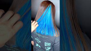 Sea ⛵ layers Blue 💙 and sky🩵 hair dye [upl. by Niwrad]