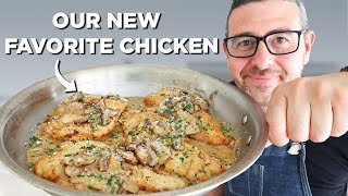 My Family is OBSESSED with this Chicken Scallopini Recipe [upl. by Anailli]