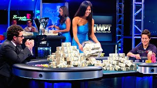 ALL IN for 15650000 Pot at WPT Borgata Poker Open FINAL TABLE [upl. by Alakcim]