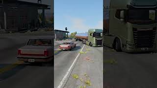 Realistic Highway Car Crashes 21 [upl. by Hpesojnhoj]