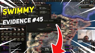 SWIMMY EVIDENCE 45  Daily Hearts of Iron 4 Community Highlights [upl. by Evreh197]