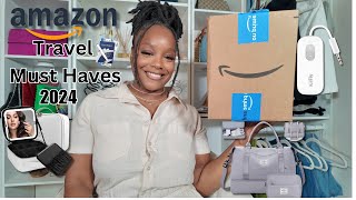 I WENT CRAZY ON TRAVEL ESSENTIALS AMAZON TRAVEL MUST HAVES 2024 [upl. by Sukramal]