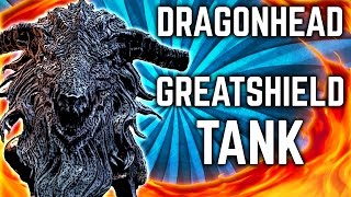 Dark Souls 3  Dragonhead Greatshield PvP Ultimate Tank Build [upl. by Leahey]