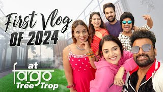 First Vlog of 2024 At Fargo Tree Trop  Sreemukhi [upl. by Fiora]