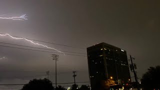 Tornado Sirens Going Off AGAIN During Late Night Storm [upl. by Eolhc227]