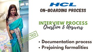 HCL Interview experience 2022  HCL recruitment  HCL Interview questions and answers  HCL Drive [upl. by Oisinoid]