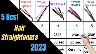 Best Hair Straightener in India 2023 Phillips vs Syska vs Vega vs Havells vs Nova Hair Straightener [upl. by Aehsrop596]