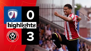 Chesterfield 03 Sheffield United  PreSeason highlights [upl. by Nial870]