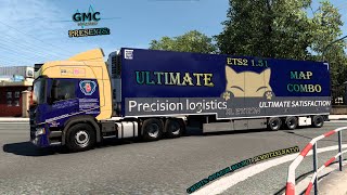 ETS2 151  GMC Logistics  Ultimate Map Combo  10102024 [upl. by Ahseneuq]