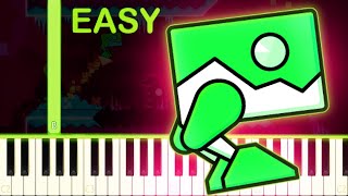 Geometrical Dominator  GEOMETRY DASH LEVEL 19  EASY Piano Tutorial [upl. by Yalcrab]