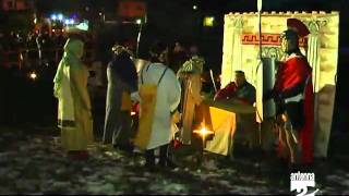 Fiorine di Clusone presepe vivente Antenna 2 TV 040111 [upl. by Yreme]