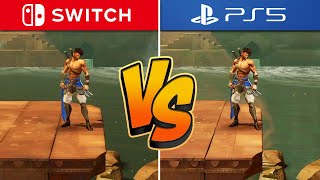 Prince of Persia The Lost Crown Graphics Comparison Switch vs PS5 [upl. by Song290]