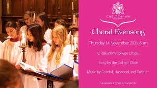 Choral Evensong Thursday 14 November 2024 6pm [upl. by Notsgnal]