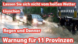 Warnung Sturm und starker Regen in diesen Gebieten In wenigen Stunden [upl. by Karia487]