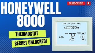 How to Unlock Honeywell VisionPro 8000 Thermostat [upl. by Sanoj868]