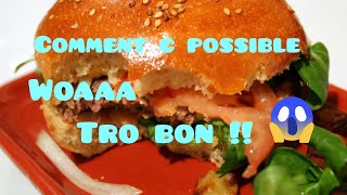 😱INCROYABLE Hamburger 🍔 pour débutants [upl. by Dede]