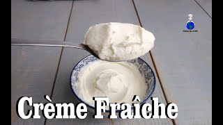 Crème Fraîche  Crema Fresca  Solo 2 Ingredientes [upl. by Ayyn767]