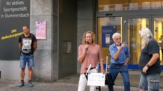 Demo Gummersbach 5922 für ein besseres Leben in Deutschland [upl. by Aruol]