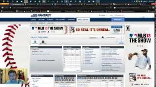 Fantasy Baseball  How to properly use a cheat sheet [upl. by Bald]