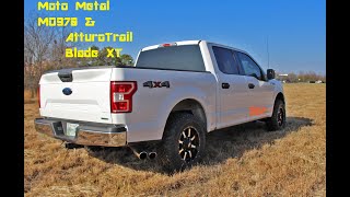 Moto Metal MO970 and Atturo Trail Blade XT tires on 2018 F150 XLT [upl. by Xel]