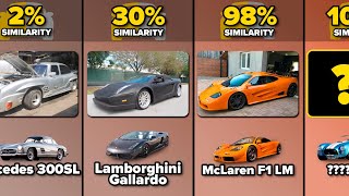 Comparison Car Replicas  From Worst To 100 Copy [upl. by Rahab]