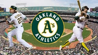 ALL Oakland Athletics 2015 Home Runs [upl. by Idnib]