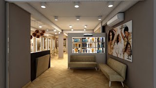 Beauty Salon Interior Design  Kapaal Unisex Salon designed by VIVEA CONSULTANTS [upl. by Anirtep400]