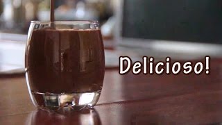 Riquísimo Licuado de Choco  Plátano  Vegano [upl. by Eixela]