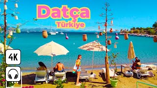 DATÇA  Türkiye 🇹🇷 4K Walking Tour Yeni Datça  Exploring the Hidden Gems  at the Beach [upl. by Palestine]