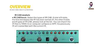 MVAVE TANKG Multi Guitar Pedal User Manual [upl. by Nikita]