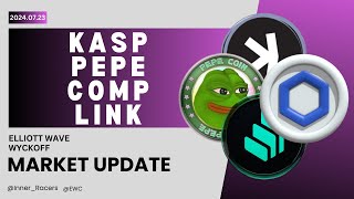 KASPA KASP Chainlink LINK PEPE and Compound COMP [upl. by Delphina9]