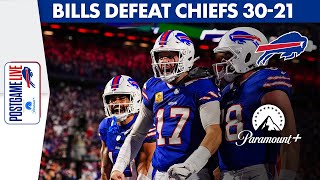 Bills End Chiefs Unbeaten Streak Defeat KC 3021 Bills Postgame Live  Buffalo Bills [upl. by Ahsinar]