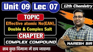 sv chemistry  Lec07 ll unit09 ll effective atomic number ll coordination number ll [upl. by Arerrac]