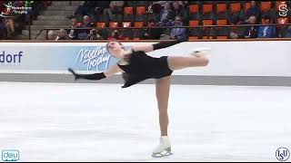 Isabeau Levito SP Nebelhorn Trophy 2024 [upl. by Brier667]