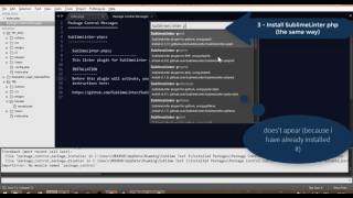 How to SetUp Sublimelinterphp in windows [upl. by Nemracledairam]