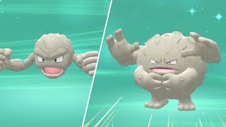 HOW TO Evolve Geodude into Graveler in Pokemon Brilliant Diamond and Shining Pearl [upl. by Ramma]