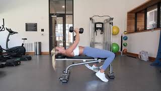 narrow DB chest press [upl. by Bili]