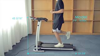 Yescom 1100w Folding Electric Treadmill Color Options [upl. by Wilkinson]