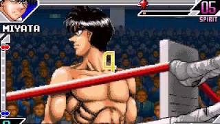 miyata vs ippo hajime no ippo gba level hard [upl. by Odracir]