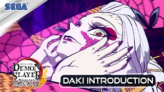 Demon Slayer Kimetsu no Yaiba The Hinokami Chronicles  Daki Introduction Trailer [upl. by Neeroc]