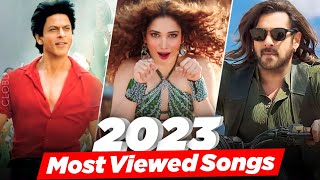 Most Viewed Indian Songs On YouTube in 2023  CLOBD [upl. by Ardnalac488]