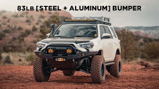 5th Gen 4Runner HiLite Overland Front Bumper Install With All Accessories [upl. by Melody]