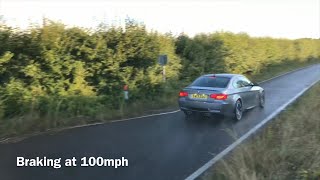 Emergency Stop At 100mph  BMW M3 [upl. by Craggy]