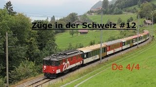 Die letzten De 44  De 110 Gepäcktriebwagen  Züge in der Schweiz 12 [upl. by Hadley]