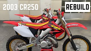 2003 CR250 Rebuild [upl. by Osanna]