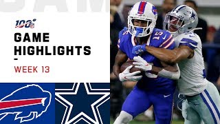 Bills vs Cowboys Week 13 Highlights  NFL 2019 [upl. by Malissia]