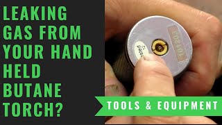 Repairing The Valve On A Hand Held Butane Jewelry Torch  Butane Torch Repair [upl. by Brass]