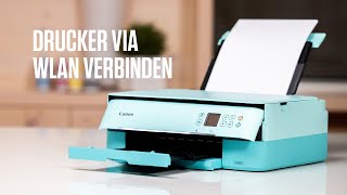 Canon Academy QuickTipp Drucker via WLAN verbinden [upl. by Kcirddes423]