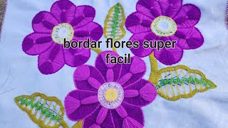 Como bordar flores super facil  💐 [upl. by Gerald183]