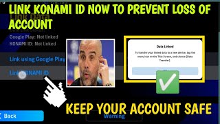 HOW TO LINK KONAMI ID IN EFOOTBALL 24 25 konamiid linkkonamiid efootball2024 efootball2025 [upl. by Freida]